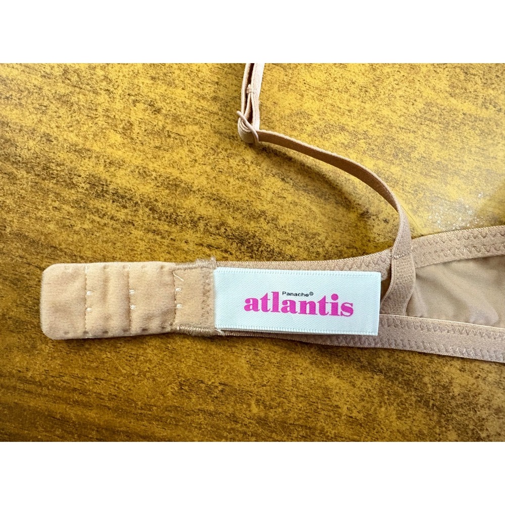 Panache Atlantis Solutions 5941 Nude Beige T-Shirt Bra 32AA Underwire Smooth Cup - Picture 3 of 4